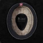 Chapéu Country Western em Couro Legítimo com Aba Larga e Copa Alta