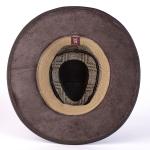 Chapéu Inglês em Couro Legítimo com Trancinha Removível