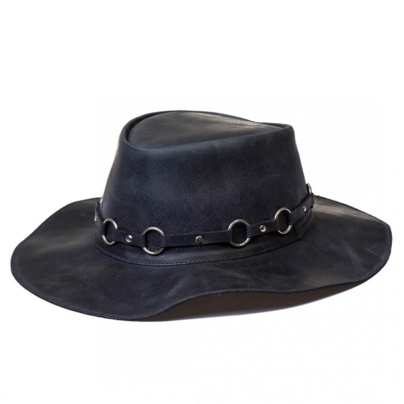 Chapéu Rock Outback em Couro Legítimo John Bonham Led Zeppelin